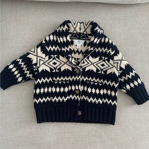 Banana Republic navy blue Infant cardigan Sweater 6-12 months